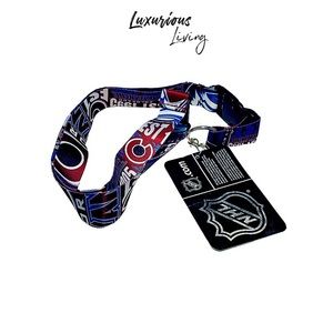 Colorado Avalanche WinCraft Wordmark Lanyard with Detachable Buckle